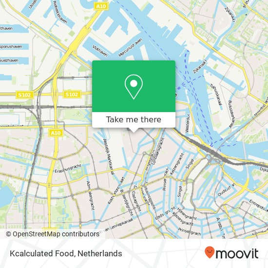 Kcalculated Food, Groen van Prinstererstraat kaart