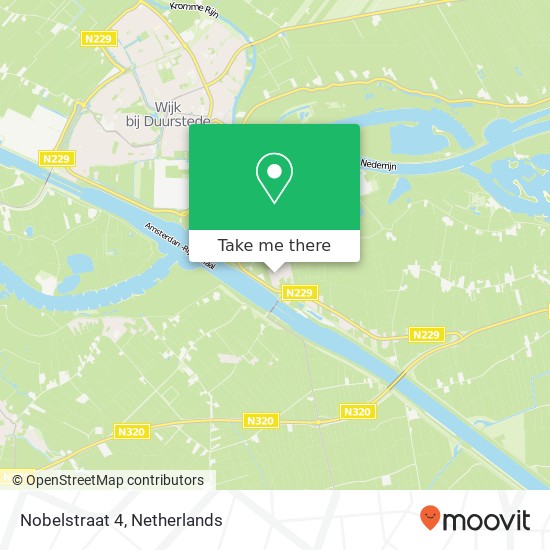 Nobelstraat 4, 4023 AT Rijswijk kaart