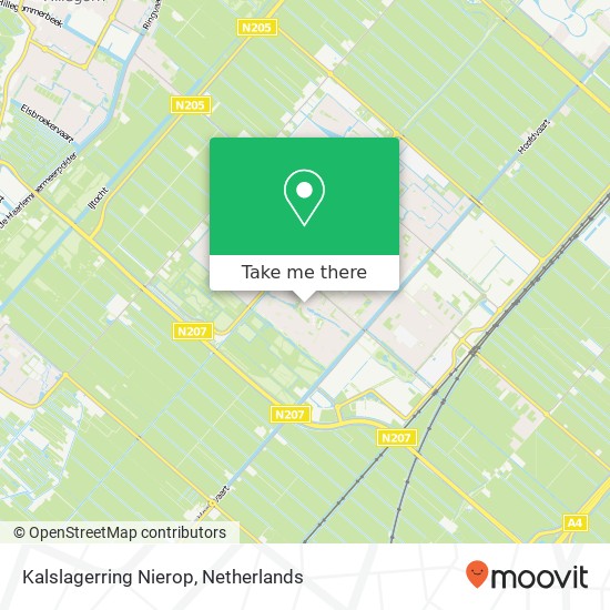 Kalslagerring Nierop, 2151 TJ Nieuw-Vennep kaart