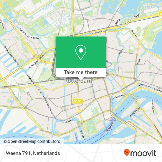 Weena 791, 3013 AL Rotterdam kaart