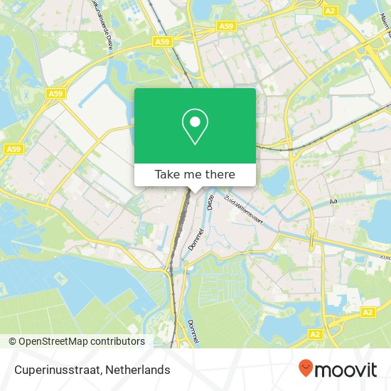 Cuperinusstraat, 5211 ZN 's-Hertogenbosch kaart