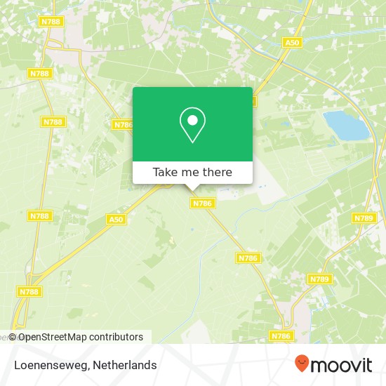 Loenenseweg, 7361 Beekbergen kaart