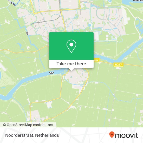 Noorderstraat, 3264 XG Nieuw-Beijerland kaart