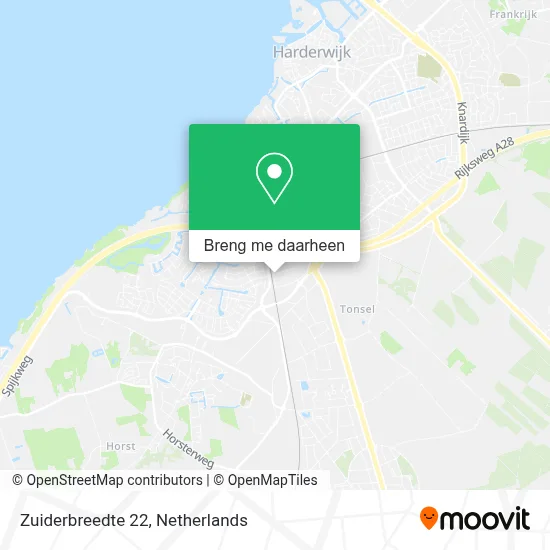 Zuiderbreedte 22 kaart
