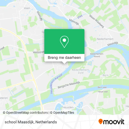 school Maasdijk kaart