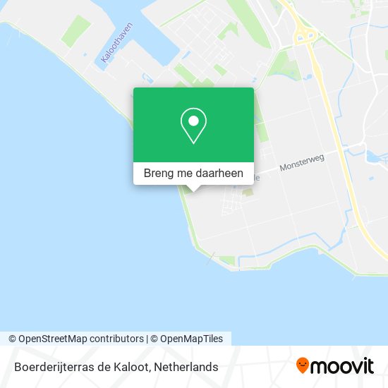 Boerderijterras de Kaloot kaart