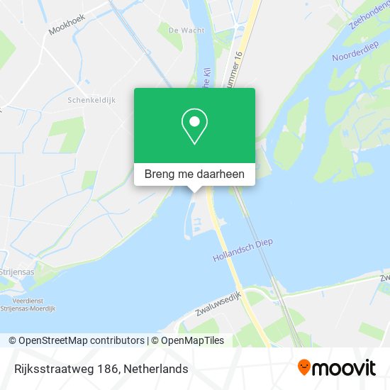 Rijksstraatweg 186 kaart