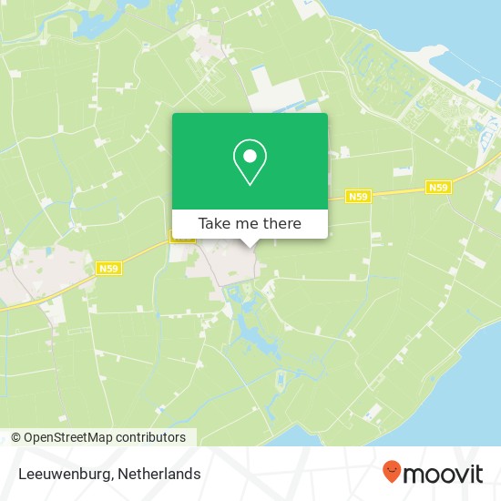 Leeuwenburg, 4307 Oosterland kaart