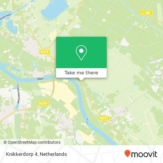 Knikkerdorp 4, 5855 AC Wellerlooi kaart