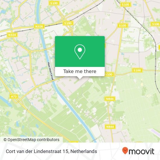 Cort van der Lindenstraat 15, 6535 VD Nijmegen kaart