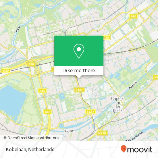 Kobelaan, 3067 MC Rotterdam kaart
