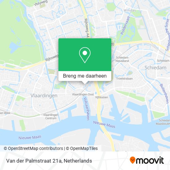 Van der Palmstraat 21a kaart