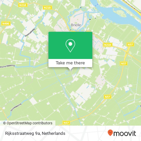 Rijksstraatweg 9a, 3234 LH Tinte kaart