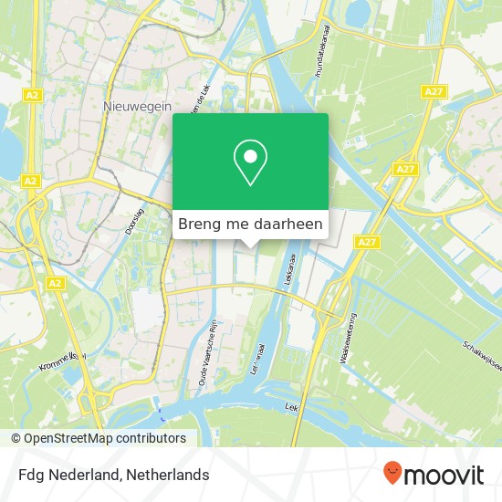 Fdg Nederland kaart