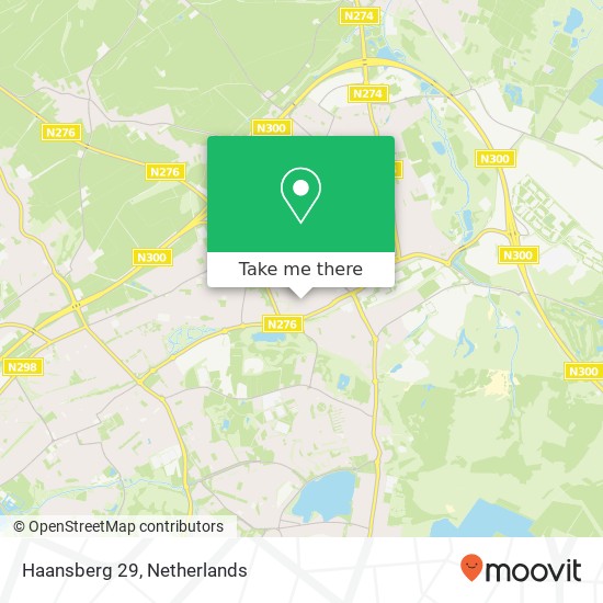 Haansberg 29, 6443 EB Brunssum kaart