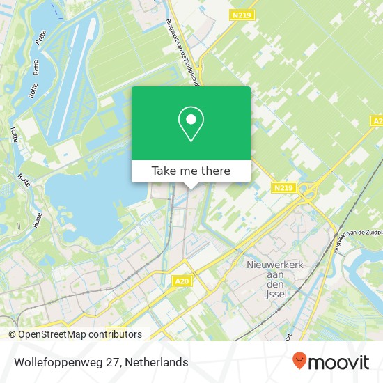 Wollefoppenweg 27, 3059 LG Rotterdam kaart