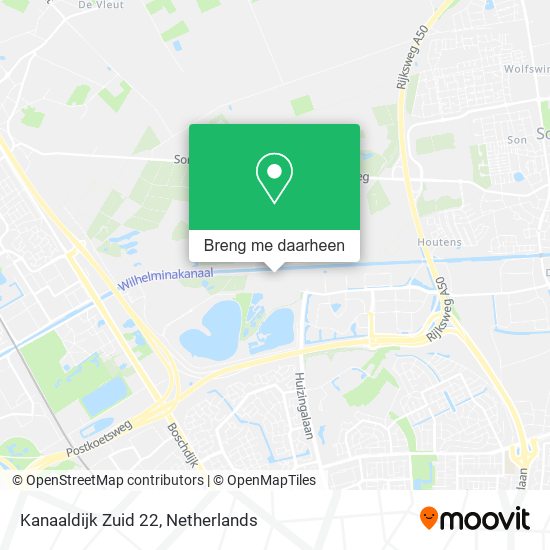 Kanaaldijk Zuid 22 kaart