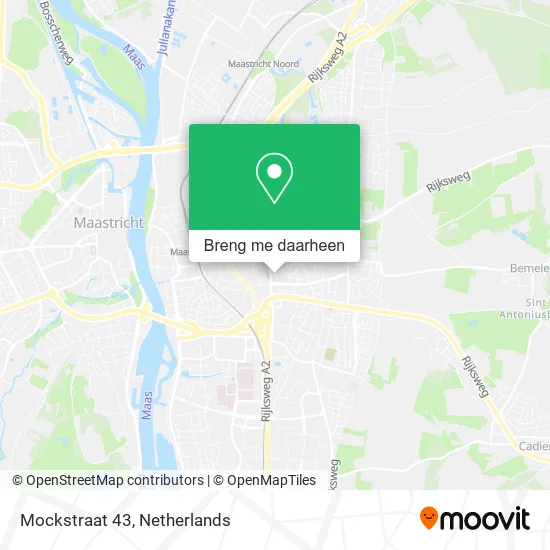 Mockstraat 43 kaart