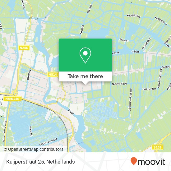 Kuijperstraat 25, 1531 EN Wormer kaart