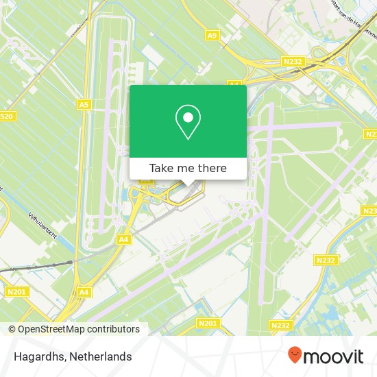 Hagardhs, Schiphol Boulevard kaart