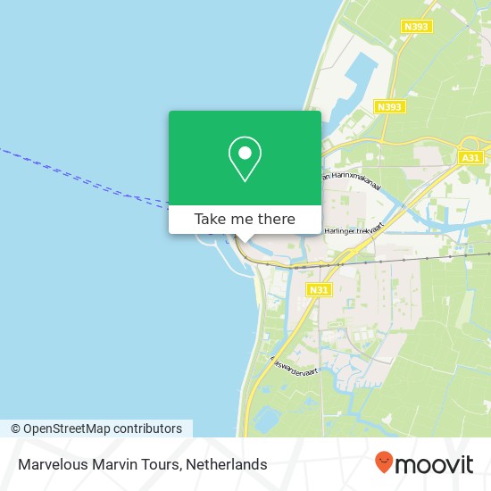Marvelous Marvin Tours kaart