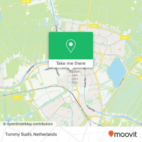 Tommy Sushi, Van Nesstraat 35 kaart