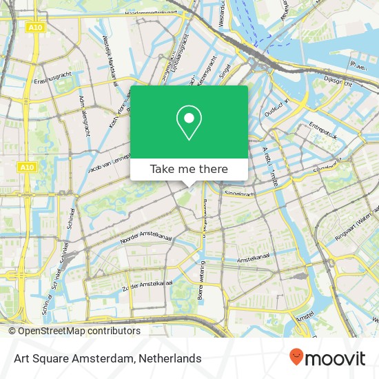 Art Square Amsterdam kaart
