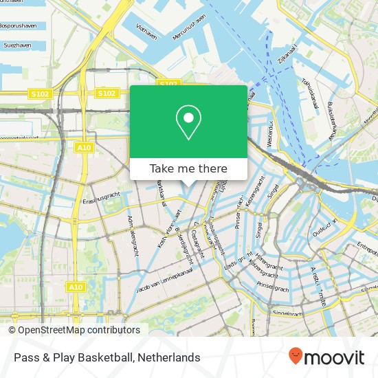 Pass & Play Basketball, Buyskade 144 kaart