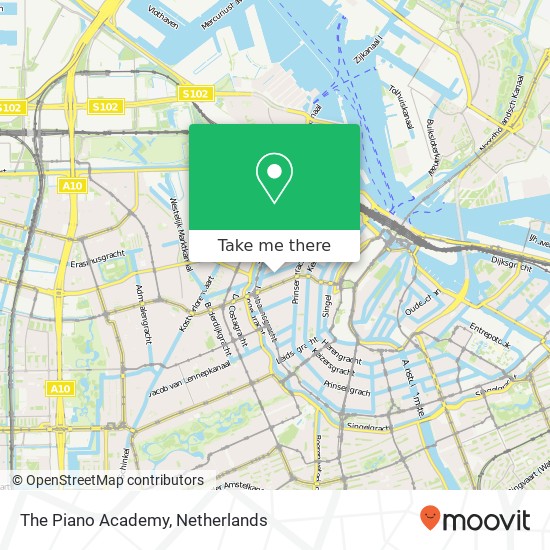 The Piano Academy, Bloemgracht 99 kaart