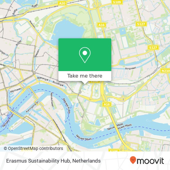 Erasmus Sustainability Hub, Burgemeester Oudlaan 50 kaart