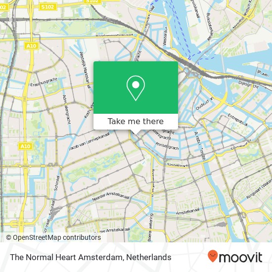 The Normal Heart Amsterdam kaart