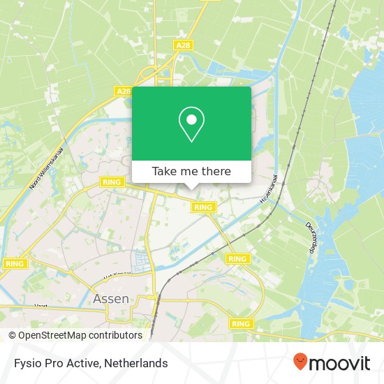 Fysio Pro Active, Zeilmakerstraat 43 kaart