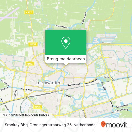 Smokey Bbq, Groningerstraatweg 26 kaart