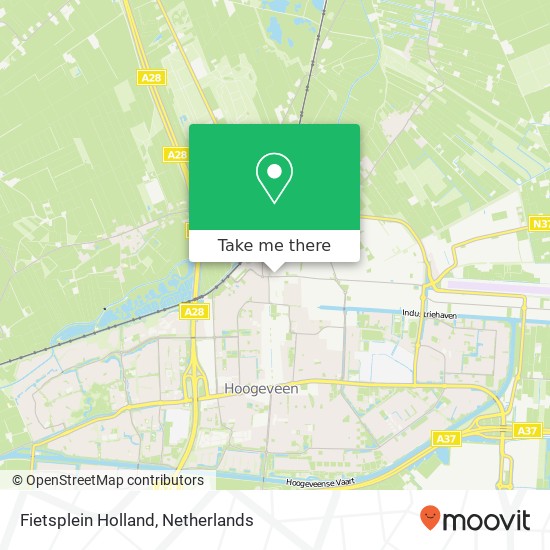 Fietsplein Holland, Industrieweg 3 kaart