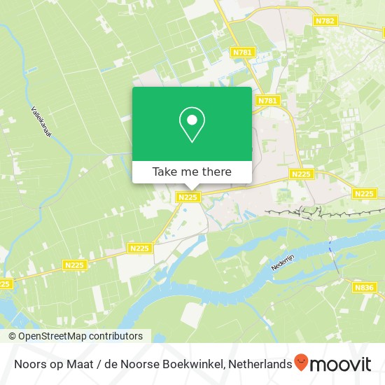 Noors op Maat / de Noorse Boekwinkel, Binnenhaven 1 kaart