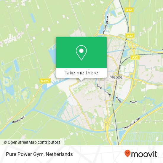 Pure Power Gym, Industrieweg 11 kaart