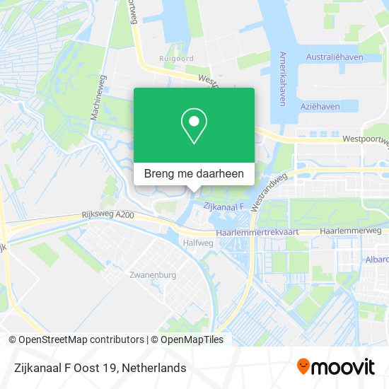 Zijkanaal F Oost 19 kaart
