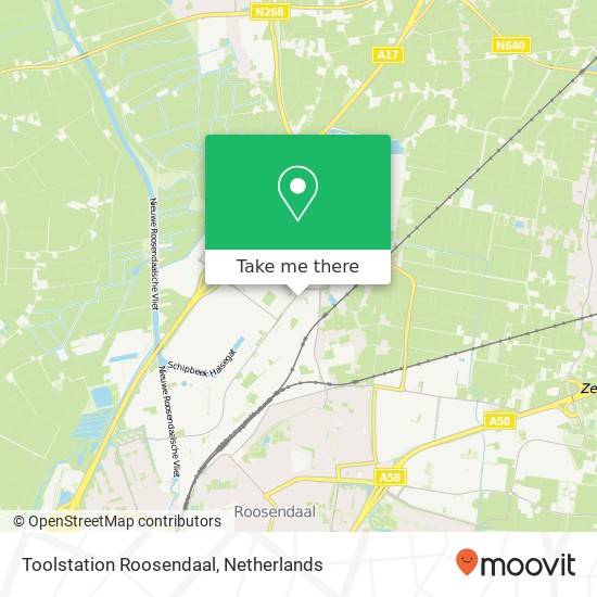 Toolstation Roosendaal, Borchwerf 32 kaart