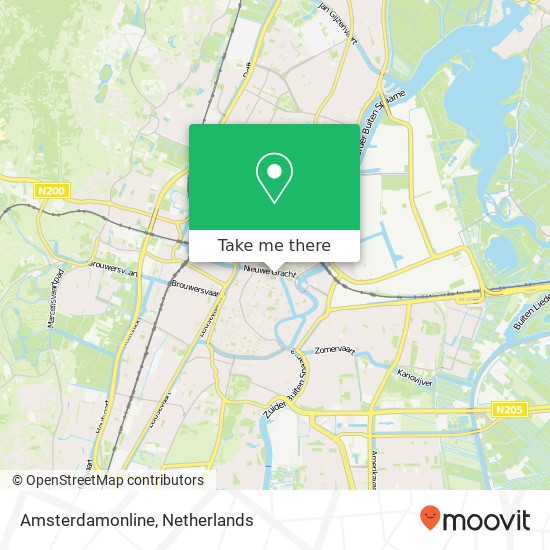 Amsterdamonline, Nieuwe Gracht 3 kaart