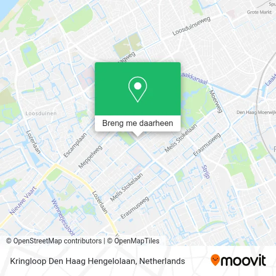 Kringloop Den Haag Hengelolaan kaart