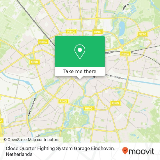 Close Quarter Fighting System Garage Eindhoven, Don Boscostraat 2 kaart