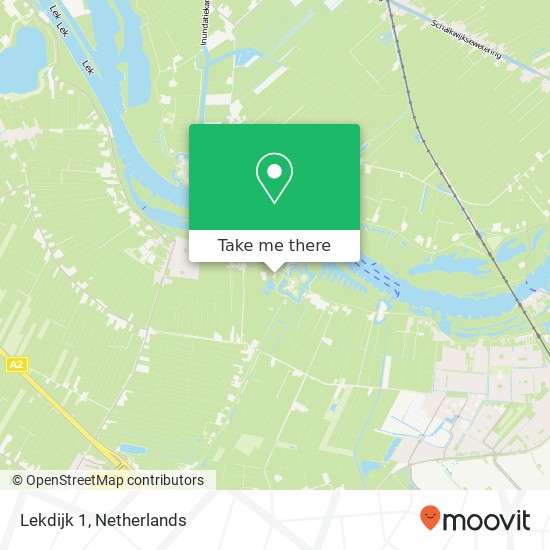 Lekdijk 1, 4121 KG Everdingen kaart
