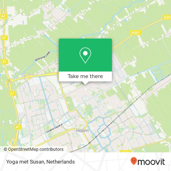 Yoga met Susan, Dorpsstraat kaart