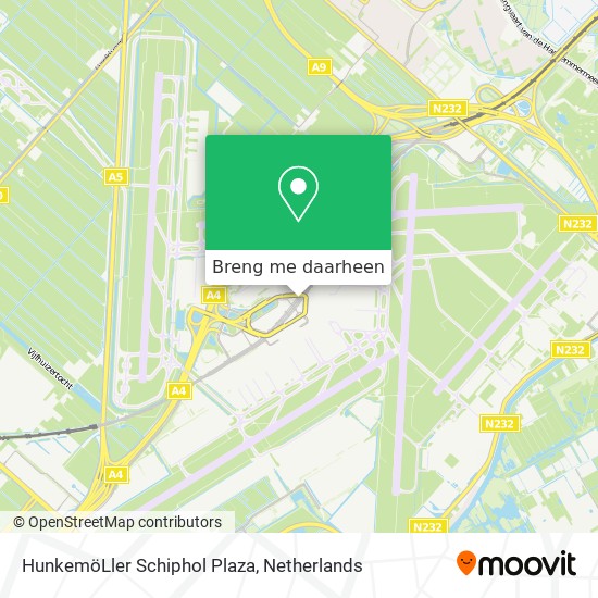 HunkemöLler Schiphol Plaza kaart