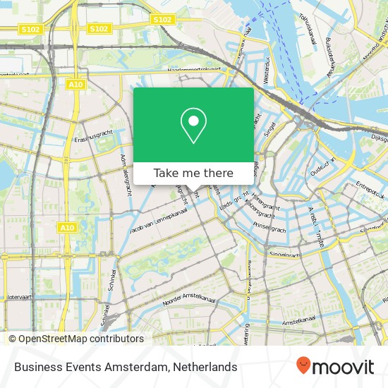 Business Events Amsterdam kaart