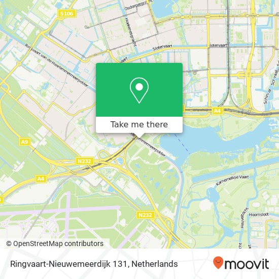 Ringvaart-Nieuwemeerdijk 131, 1171 Badhoevedorp kaart