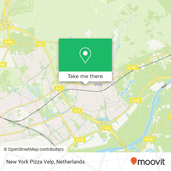 New York Pizza Velp, Hoofdstraat 153 kaart