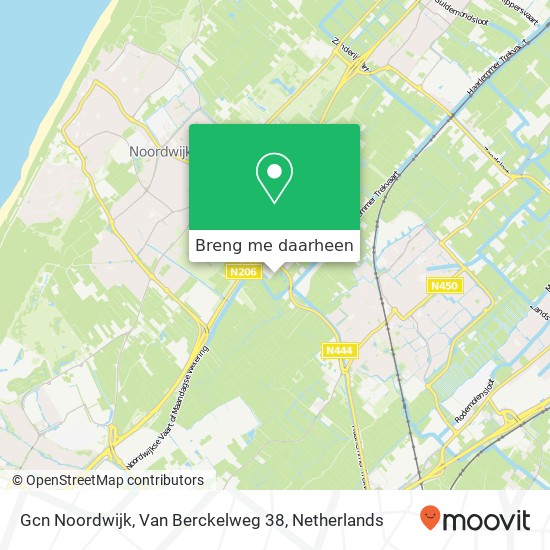 Gcn Noordwijk, Van Berckelweg 38 kaart