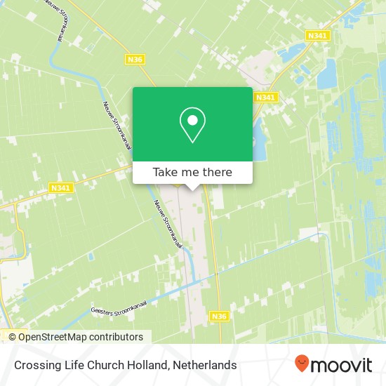 Crossing Life Church Holland, Heidestraat 10 kaart