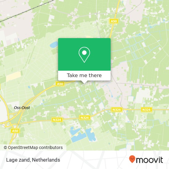 Lage zand, 5374 NN Schaijk kaart